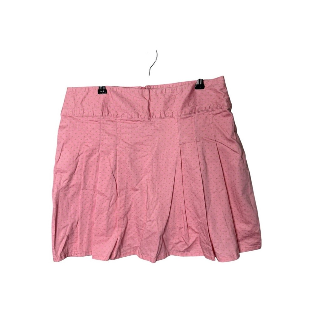 Bill Blass Pink Green Size 12 Polka Dot Skort